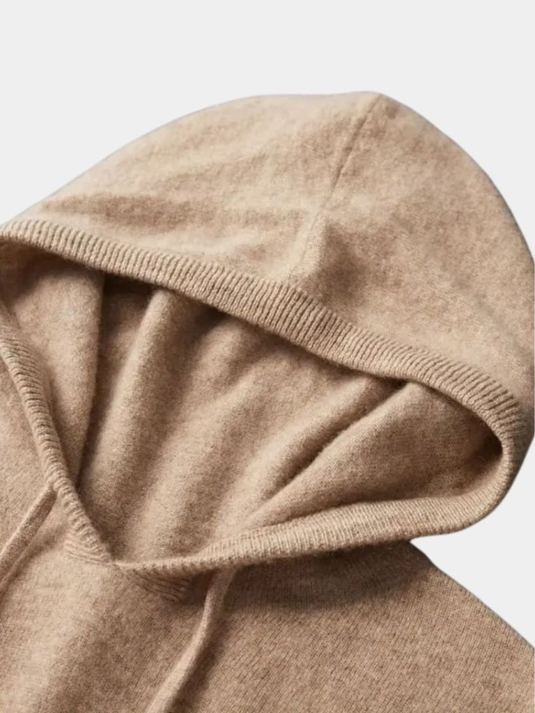 100% Cashmere Hooded Sweater — North Row | Lifestyle