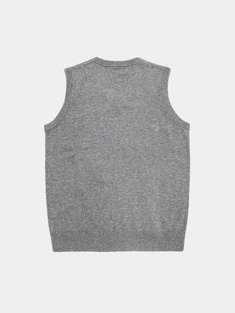 100% Cashmere V Neck Knit Vest — North Row | Worn Look