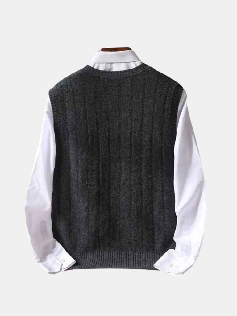 100% Merino Wool Pullover Sweater Vest - North Row