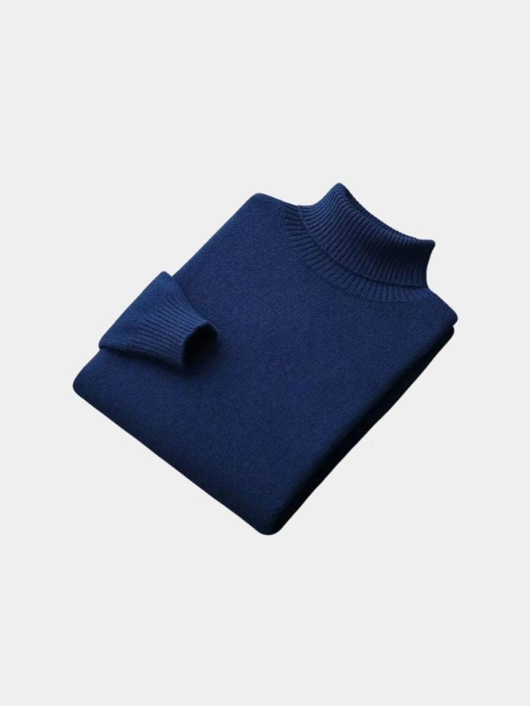 100% Merino Wool Turtleneck Sweater — North Row | Flat Lay