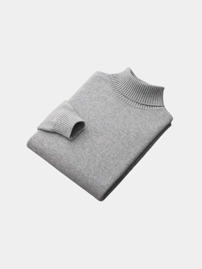 100% Merino Wool Turtleneck Sweater — North Row | Full Length
