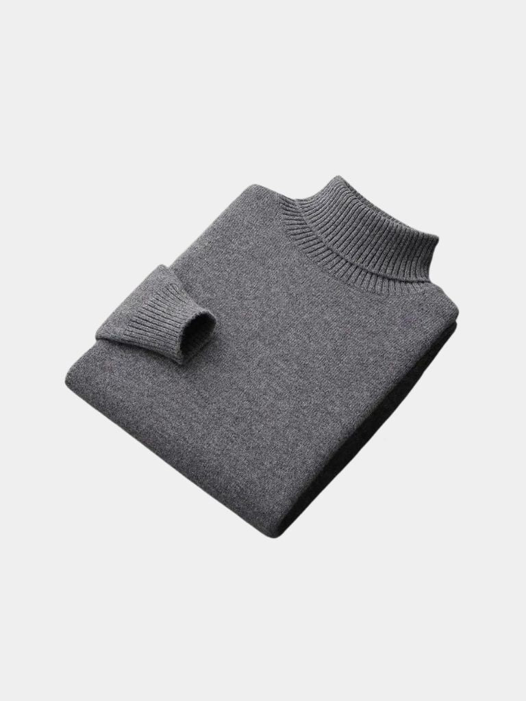 100% Merino Wool Turtleneck Sweater — North Row | View 13