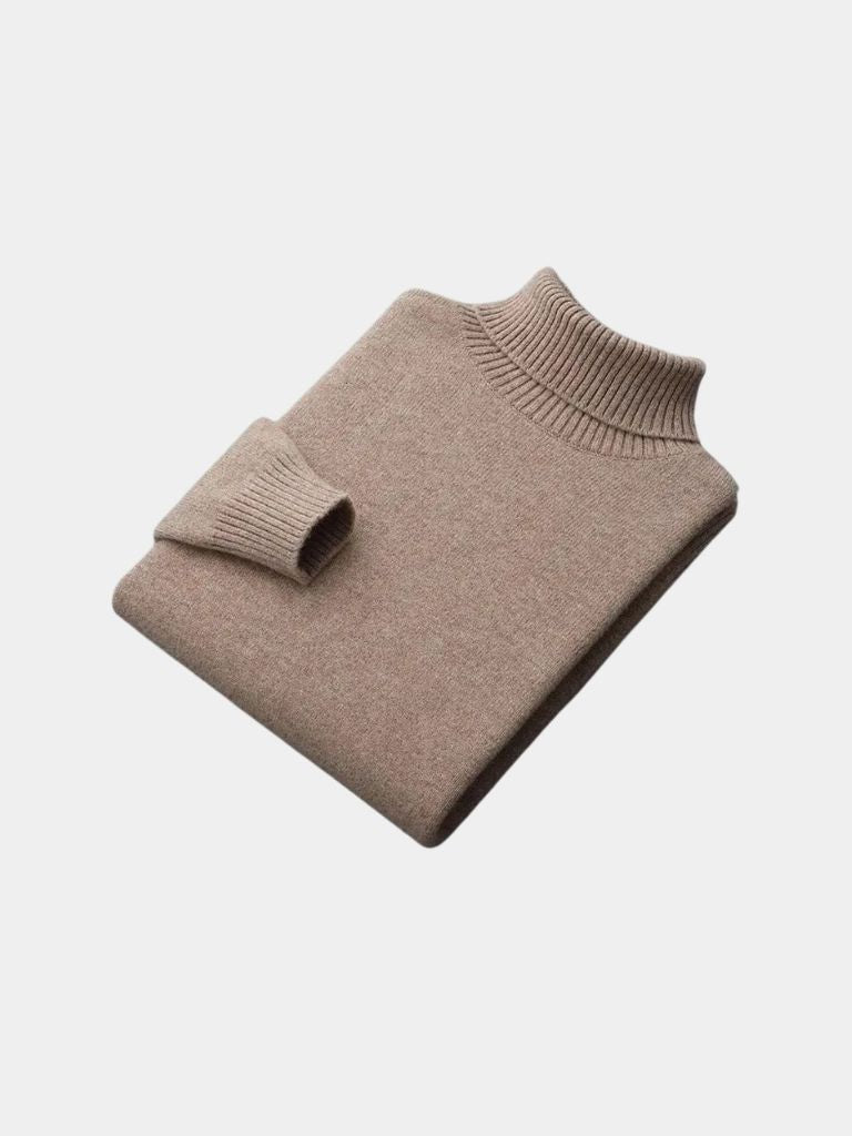 100% Merino Wool Turtleneck Sweater — North Row | Worn Look