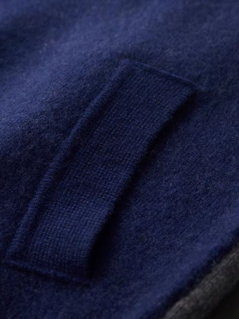 Navy Heritage Cashmere Set — North Row | Detail View