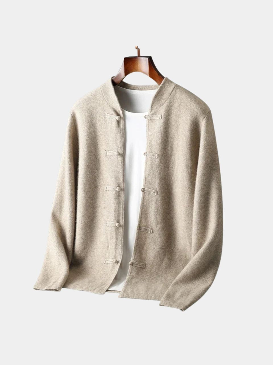 Torino Cashmere Cardigan — North Row | Front View