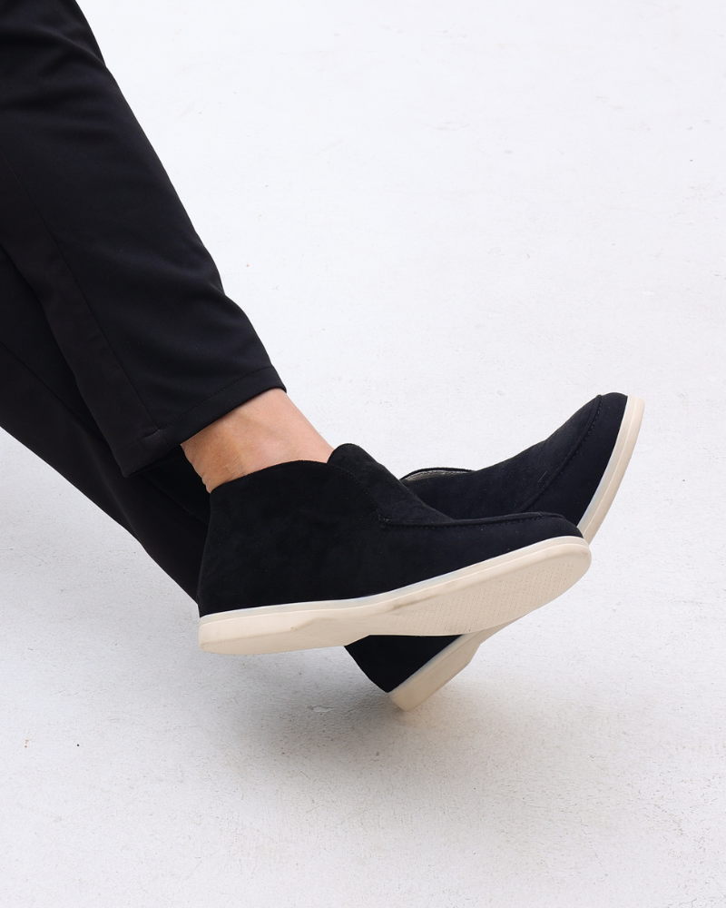 High Suede Loafers — North Row | Detail View