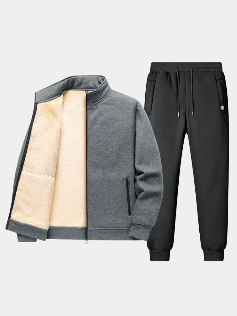 Prestige Cashmere Comfort Set — North Row | Collar Detail
