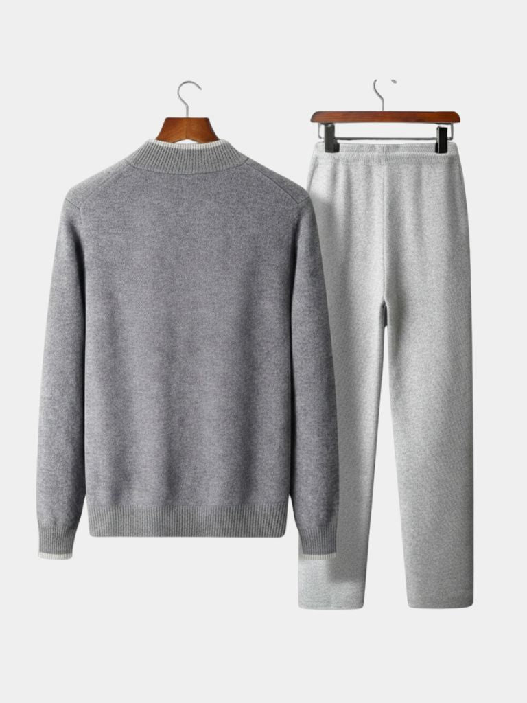 Heritage Cashmere Lounge Set — North Row | Flat Lay