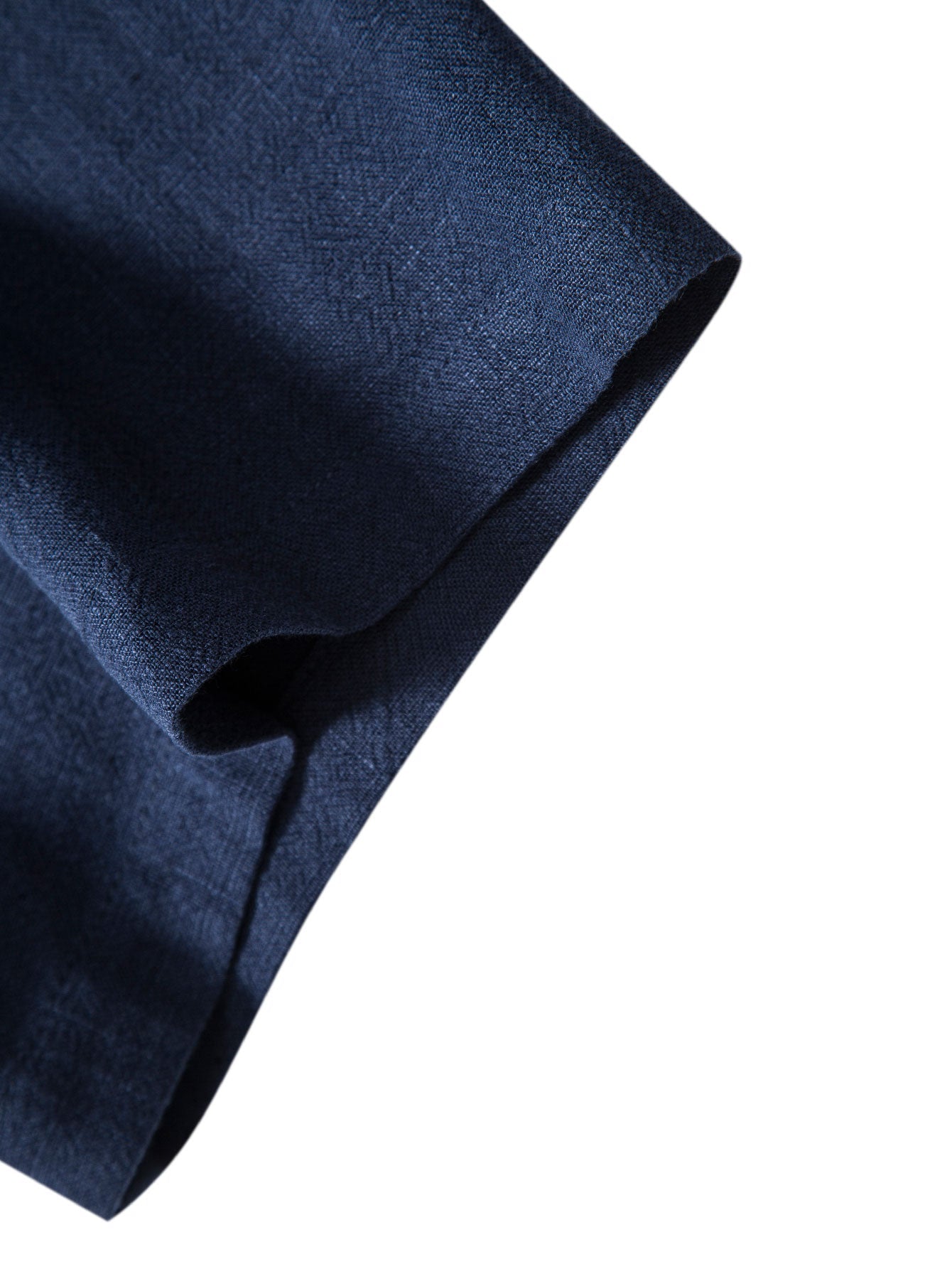 Linen Rayon Blend Button Up Shirt — North Row | View 13