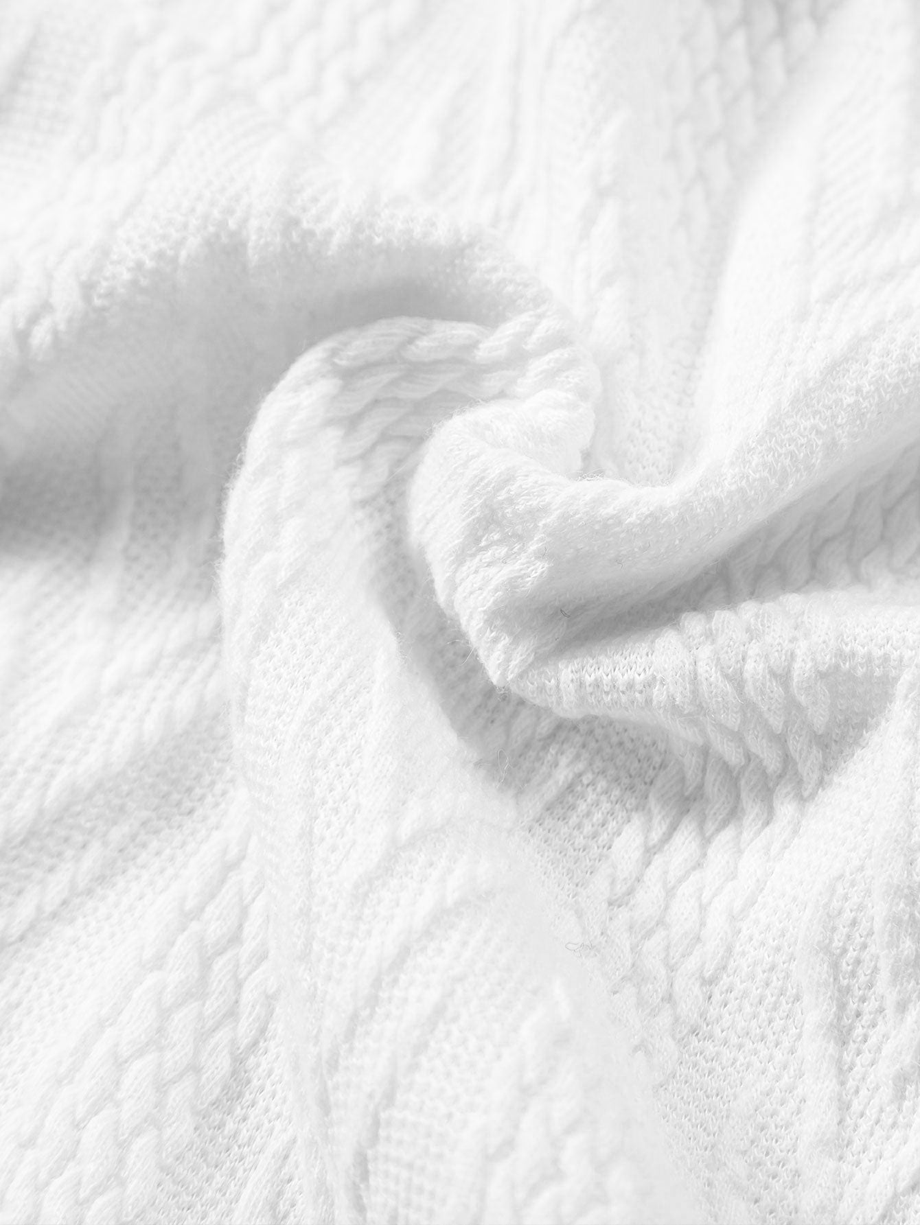 Short Sleeve Jacquard Polo — North Row | Collar Detail