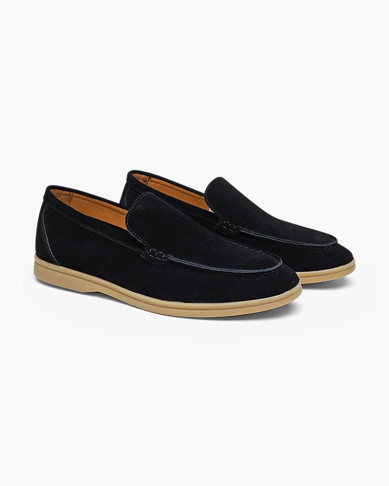 Premium Suede Loafers — North Row | Texture Detail