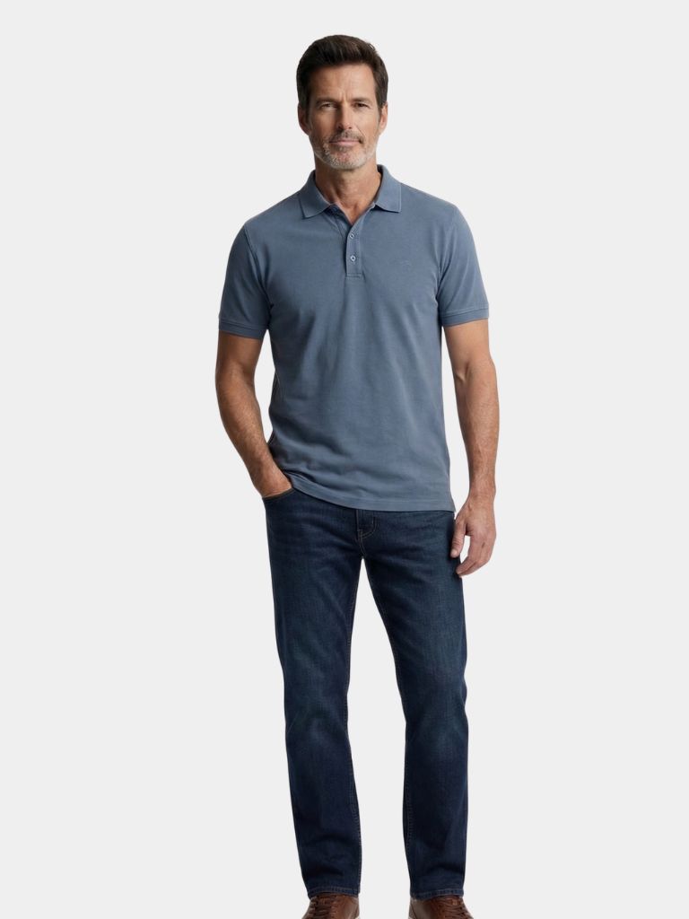 Essential Cotton Polo Shirt — North Row | Back View