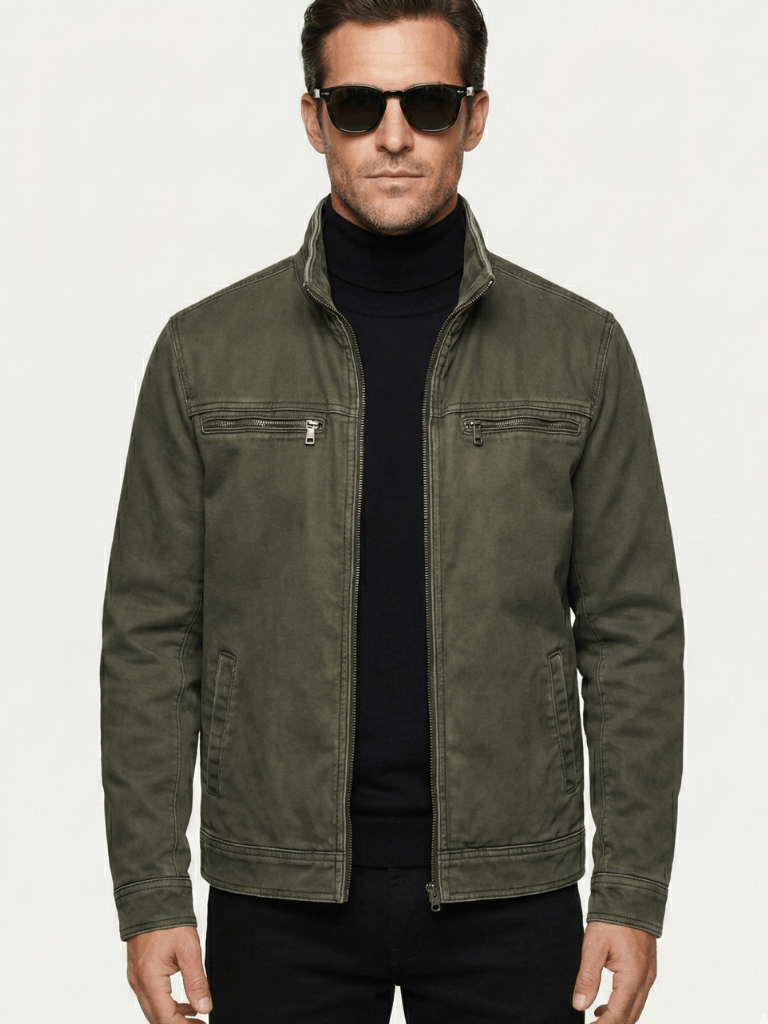 Valmont Vintage Olive Field Jacket - North Row