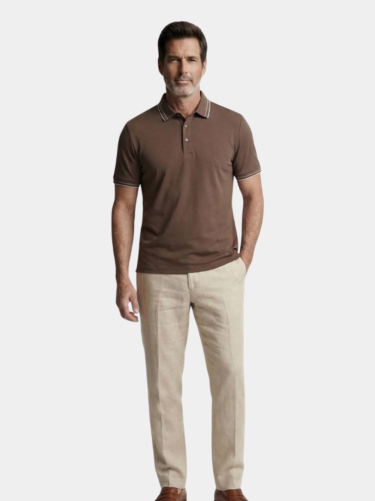St. James Polo Shirt — North Row | Back View