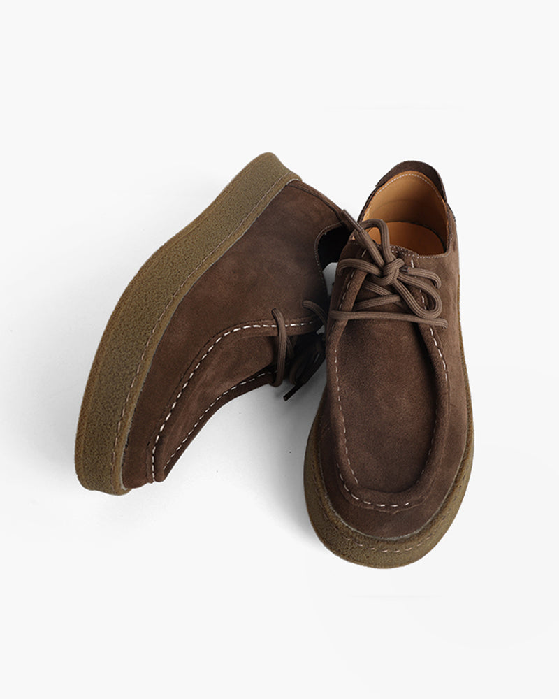 Premium Suede City Shoes — North Row | Back View