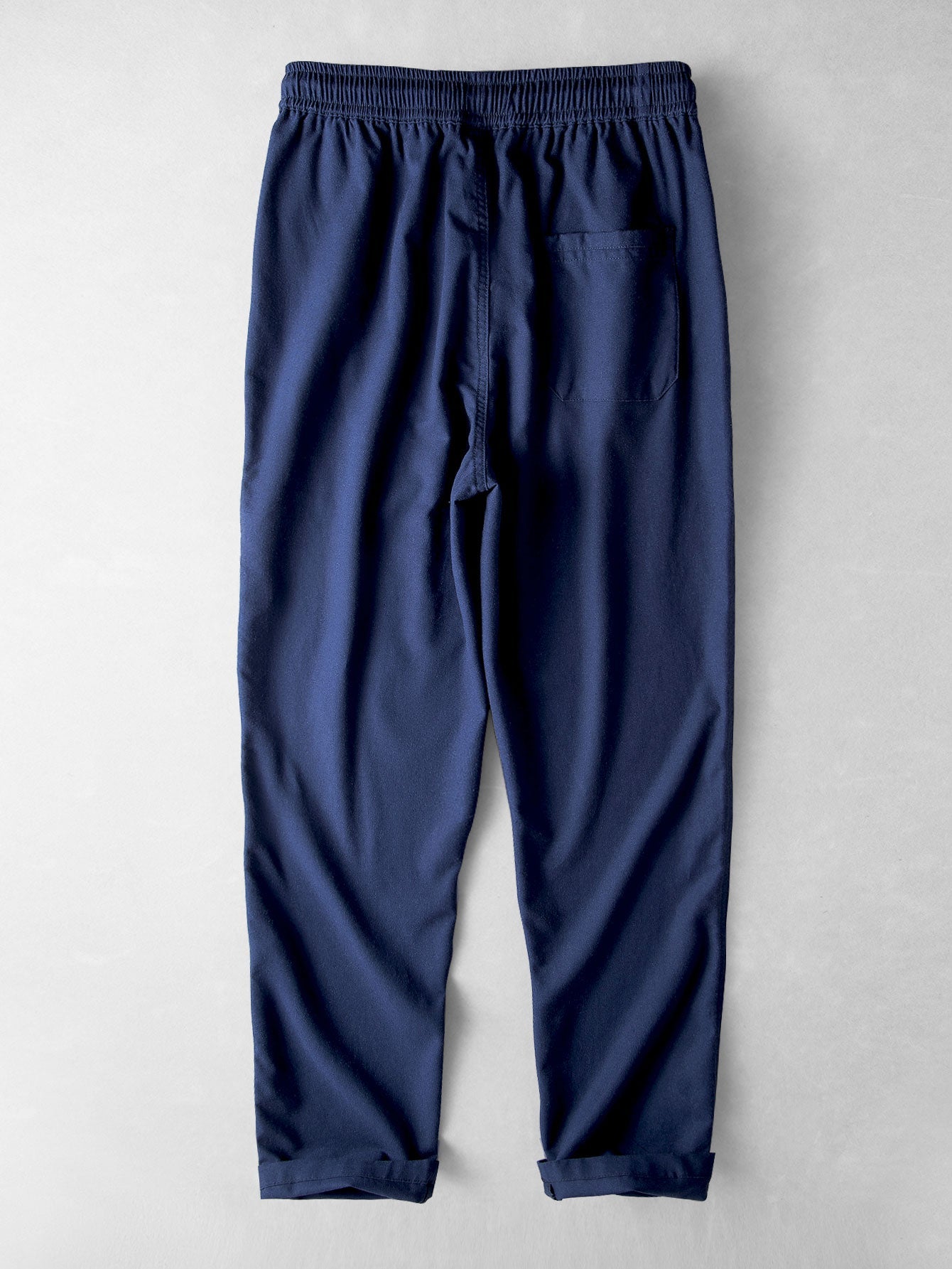 Straight Leg Linen Pants — North Row | Texture Detail