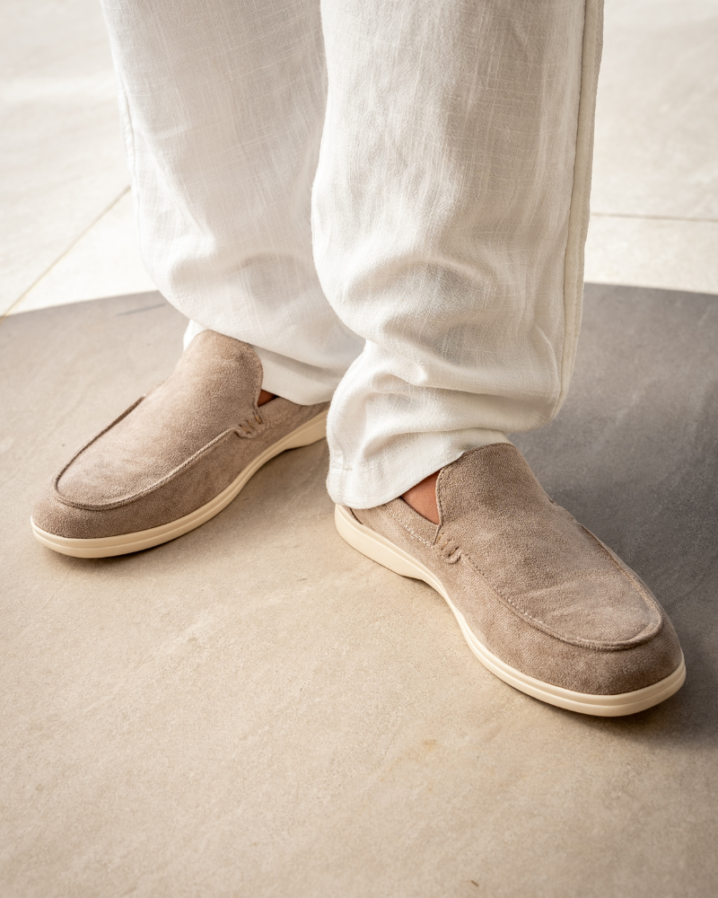 Suede Loafers — North Row | Front View