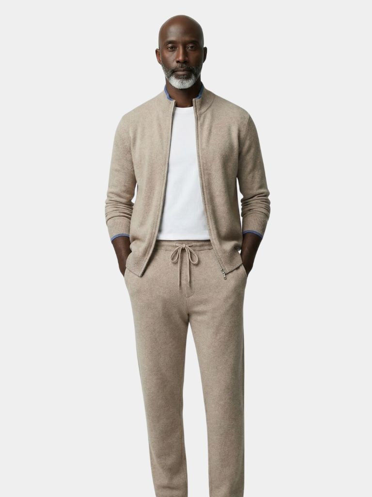 Heritage Cashmere Lounge Set — North Row | Back View