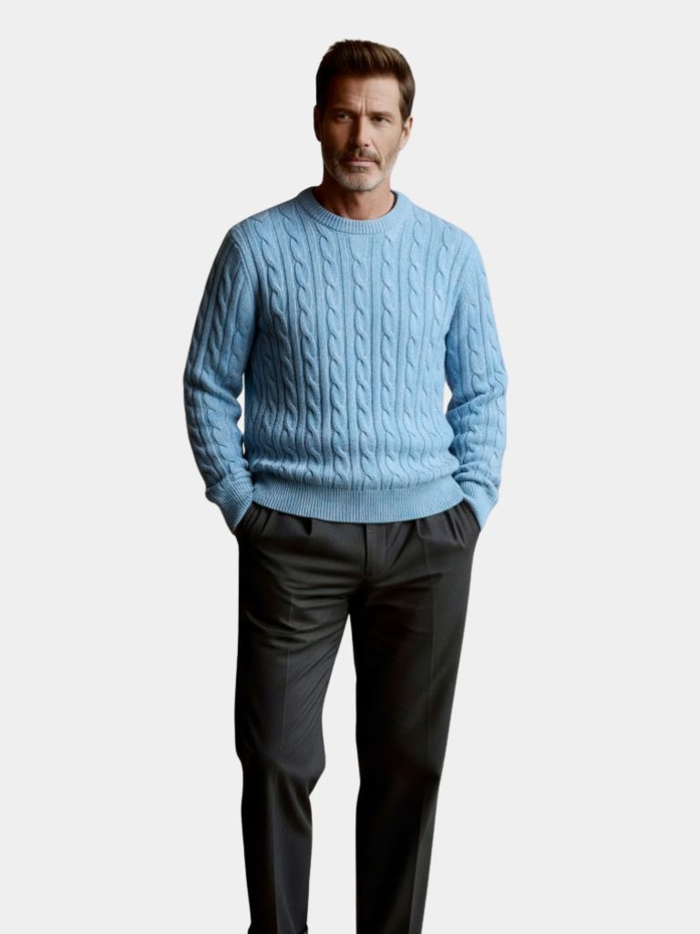 Essential Cashmere Sweater — North Row | Back View