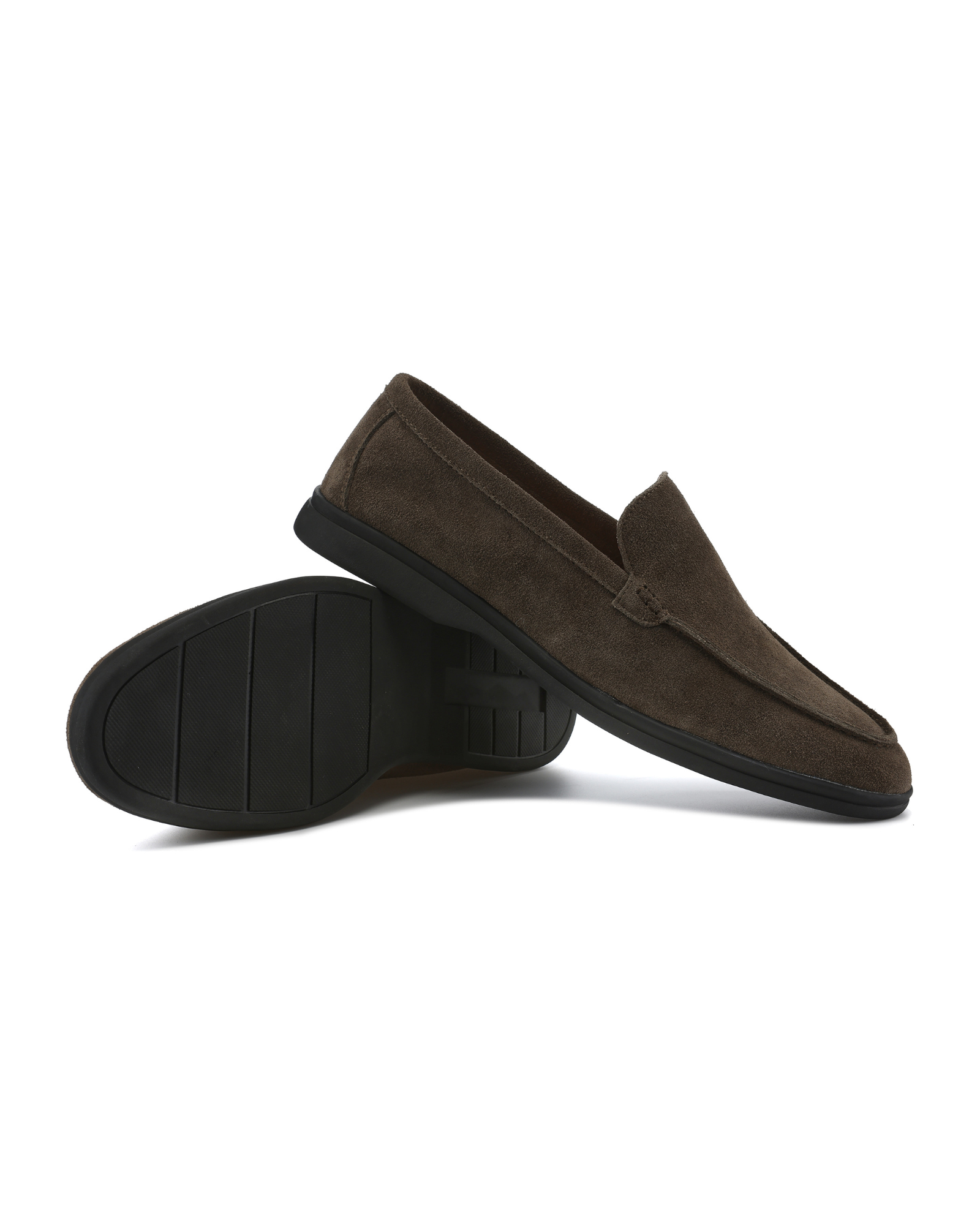 Premium Suede Loafers — North Row | Detail View