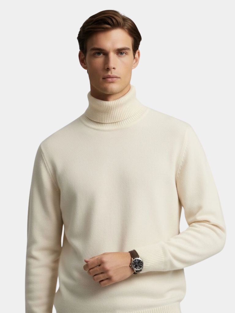 Aurelius Wool Turtleneck — North Row | Front View