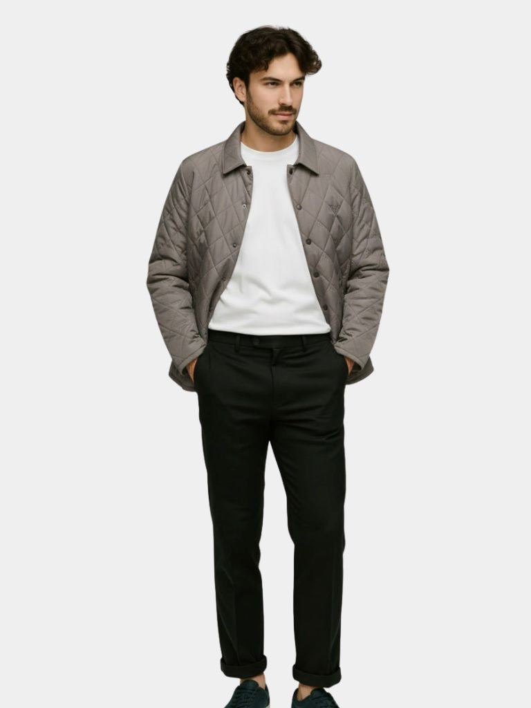 Luxe Sophisticated Layered Jacket — North Row | Back View