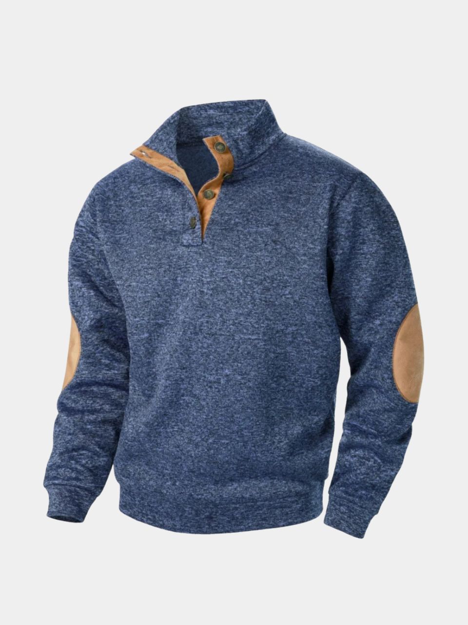 Lucien Heritage Elbow High Collar Pullover — North Row | Side View