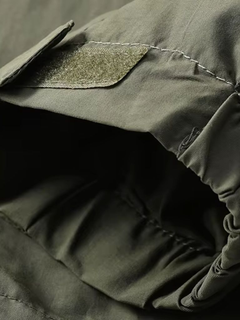 Tactical Waterproof Expedition Shell — North Row | Close-Up