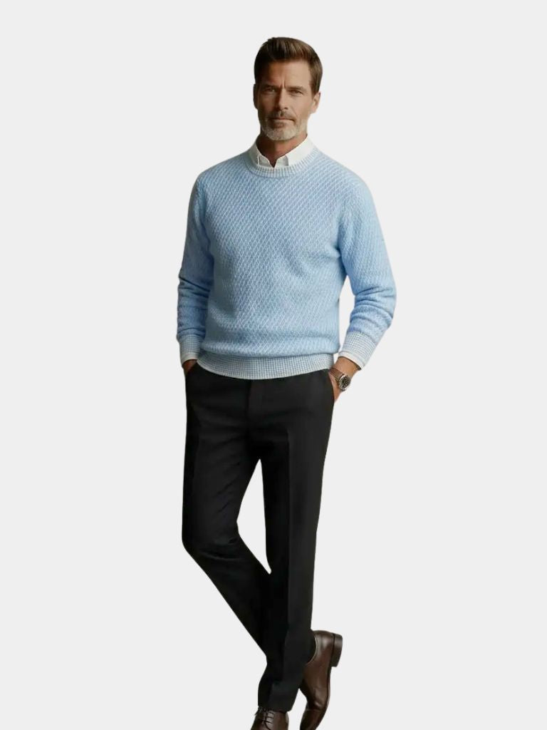 Skyline Cashmere Knit — North Row | Back View