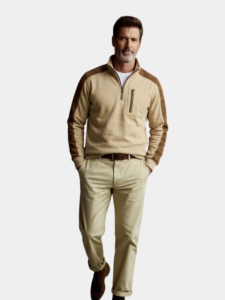 Urban Explorer High Collar Quarter Zip Pullover — North Row | Lifestyle