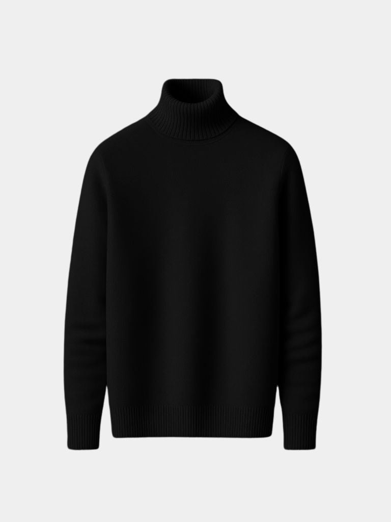 Aurelius Wool Turtleneck — North Row | Collar Detail