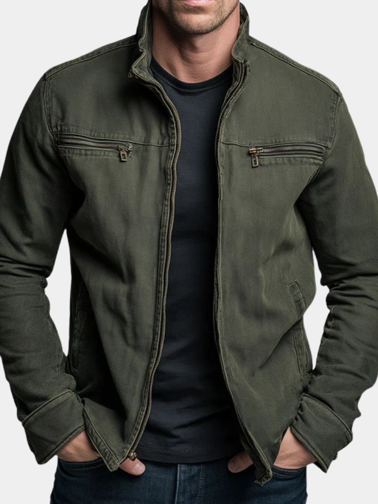 Valmont Vintage Olive Field Jacket - North Row