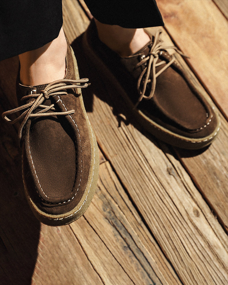 Premium Suede City Shoes — North Row | Side View