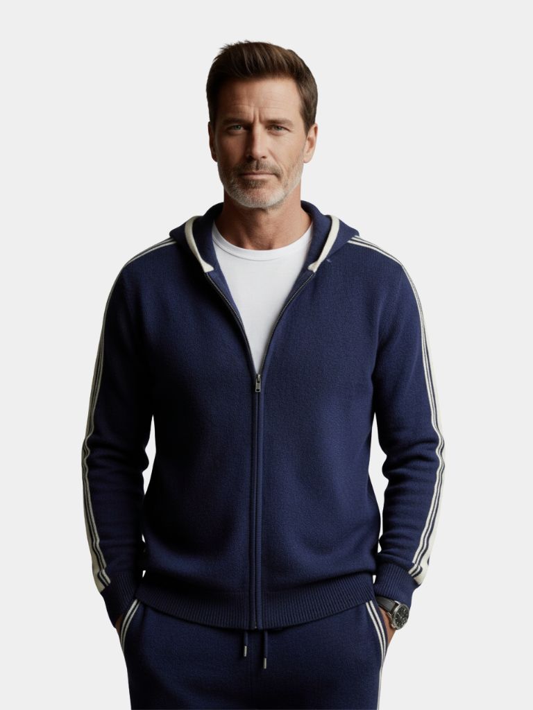 Regent Cashmere Comfort Set — North Row | Back View