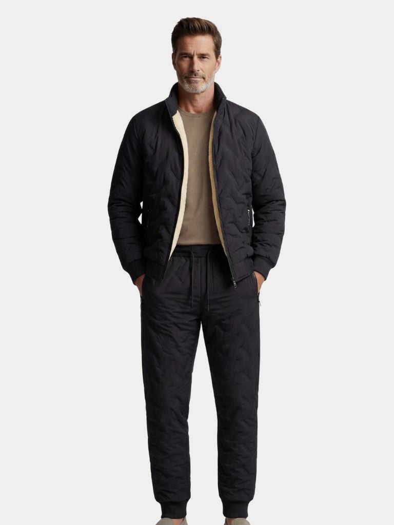 Premium Classic Sherpa Winter Jacket — North Row | Back View