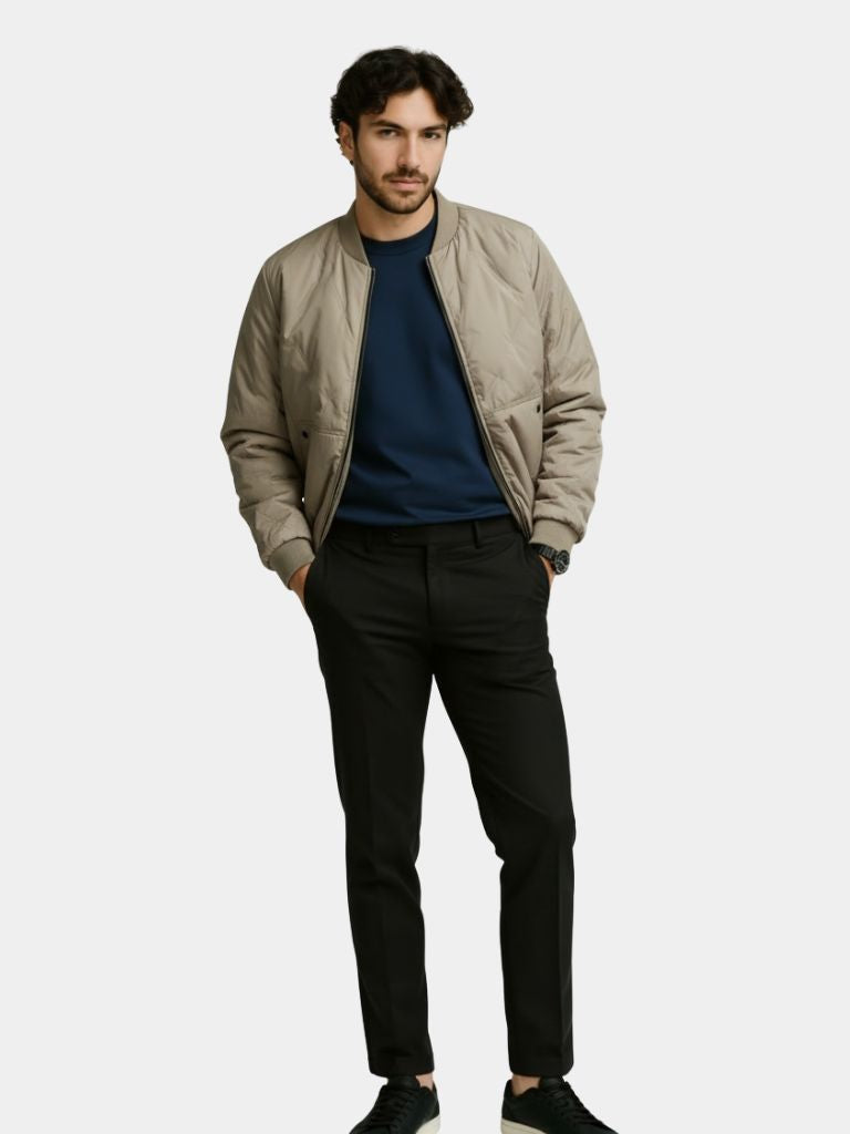 Savoy Heritage Bomber Jacket — North Row | Back View