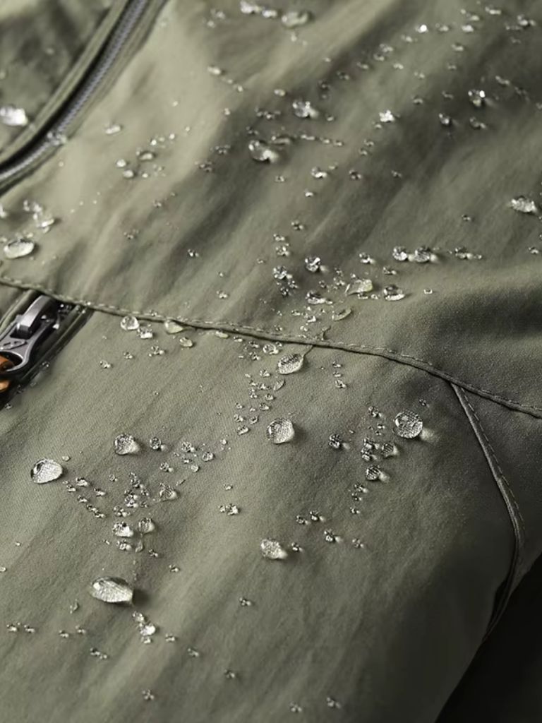 Tactical Waterproof Expedition Shell — North Row | Detail View