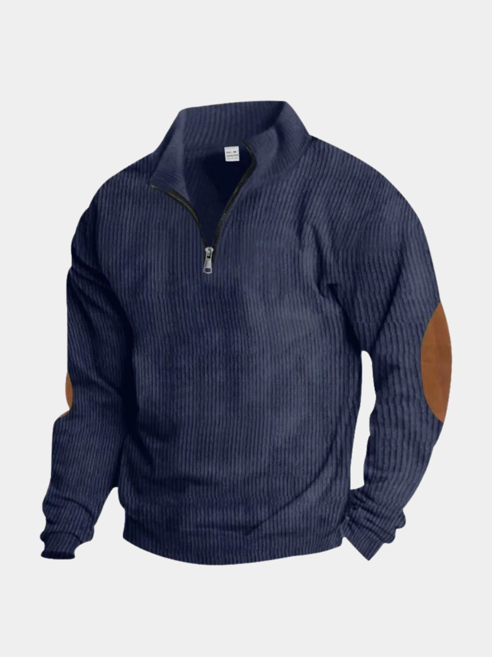 High Collar Quarter Zip Corduroy Pullover - North Row
