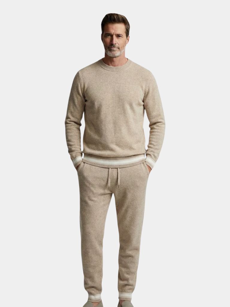 Essential Comfort Cashmere Set — North Row | Side View