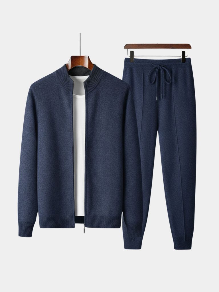Legacy Cashmere Set — North Row | Collar Detail