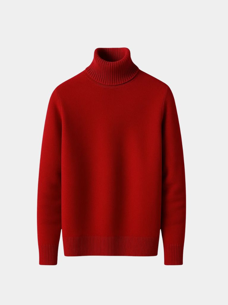 Aurelius Wool Turtleneck — North Row | Texture Detail