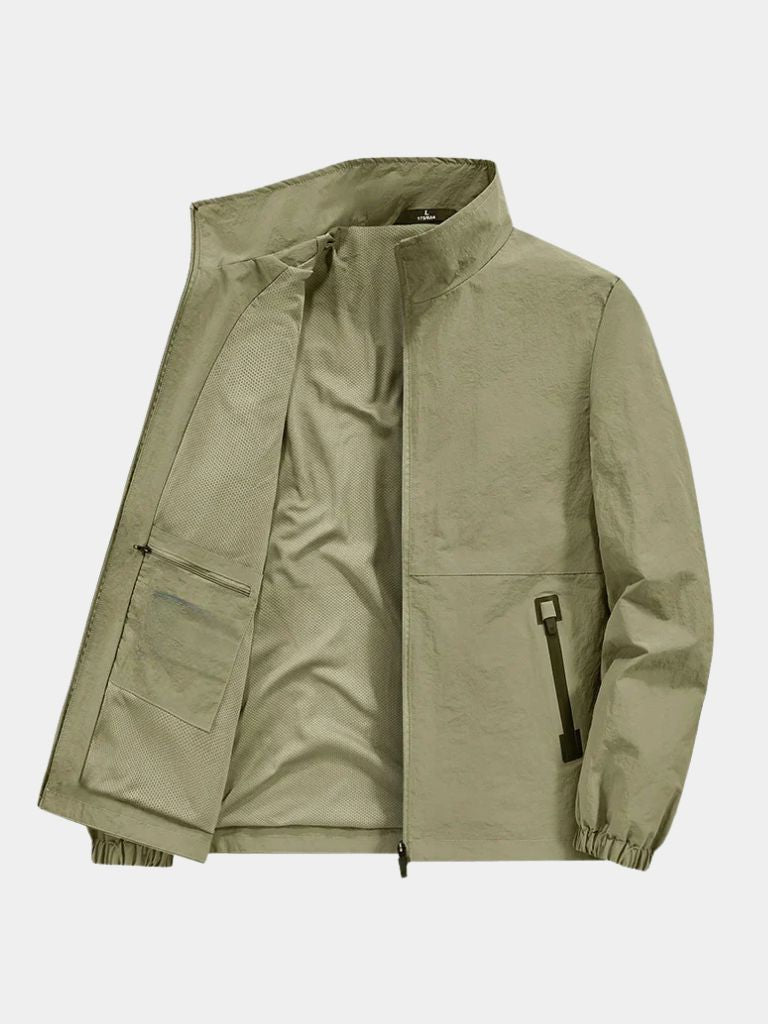 Modern Utility Zip Jacket — North Row | Worn Look