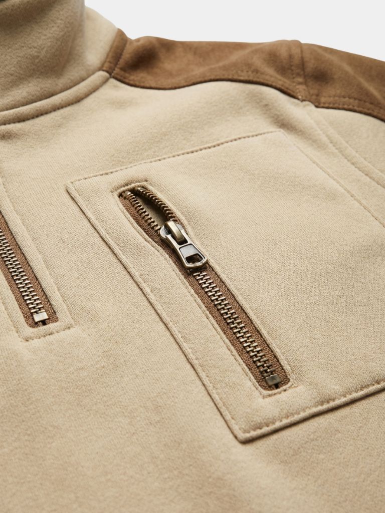 Urban Explorer High Collar Quarter Zip Pullover — North Row | Back View