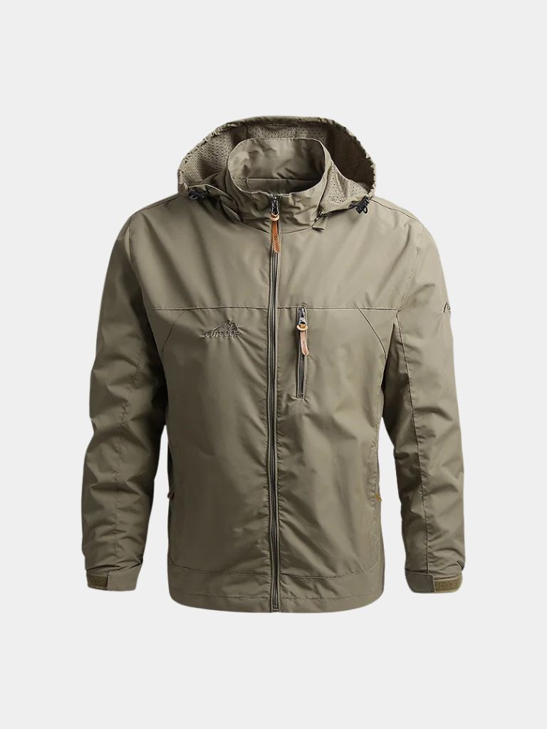Tactical Waterproof Expedition Shell — North Row | Collar Detail