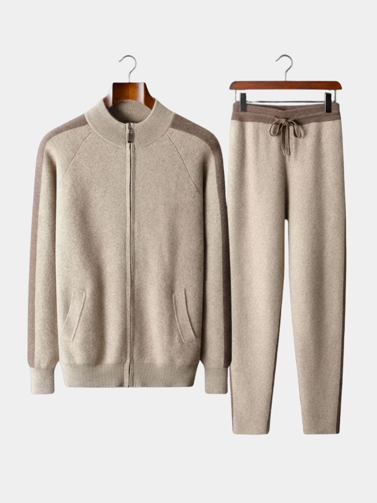 Navy Heritage Cashmere Set — North Row | Worn Look