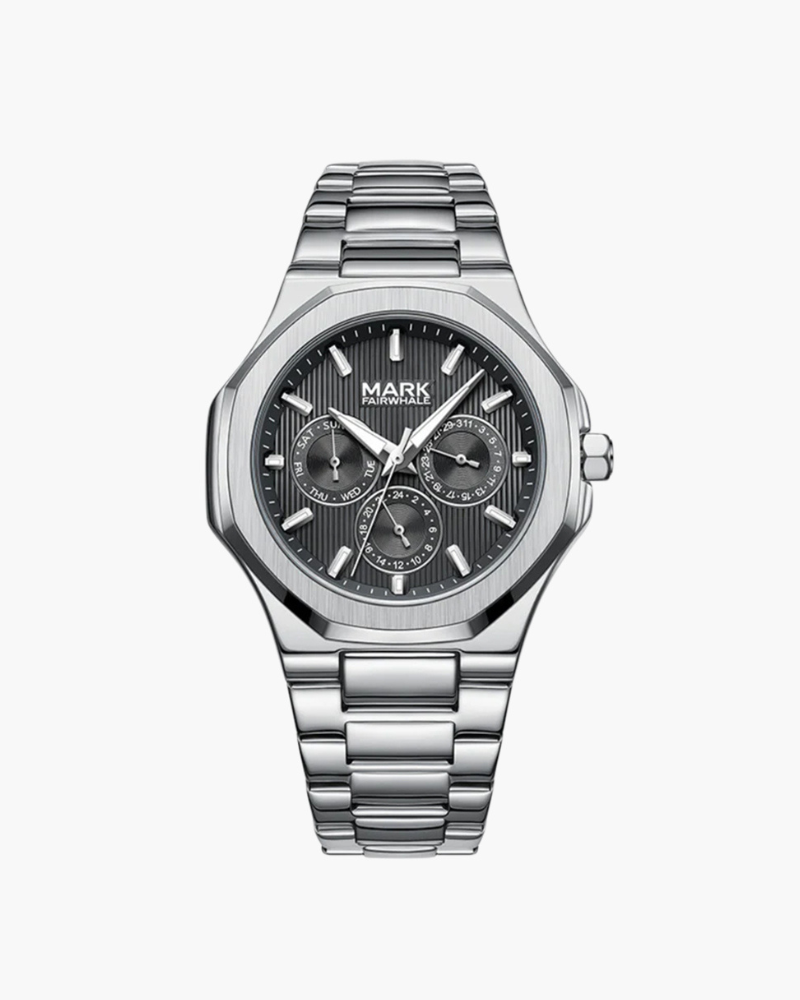 Stainless Steel Watch (Waterproof) — North Row | Back View