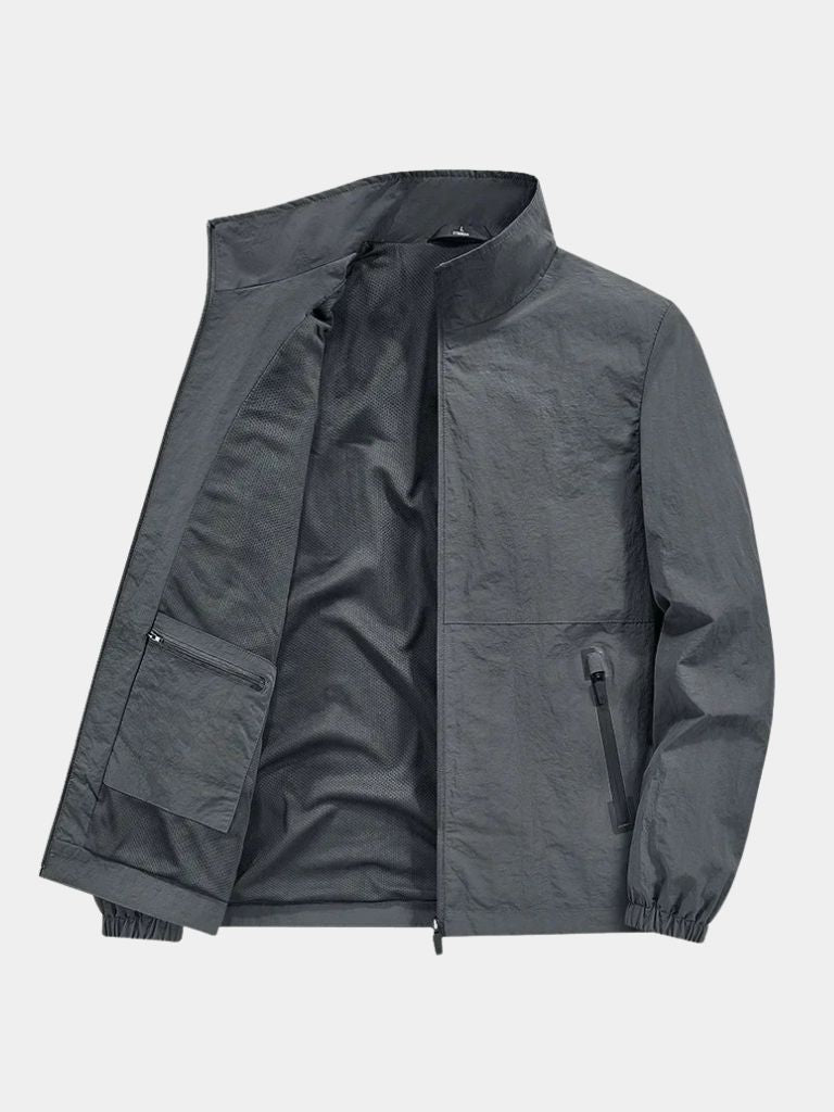Modern Utility Zip Jacket — North Row | Flat Lay