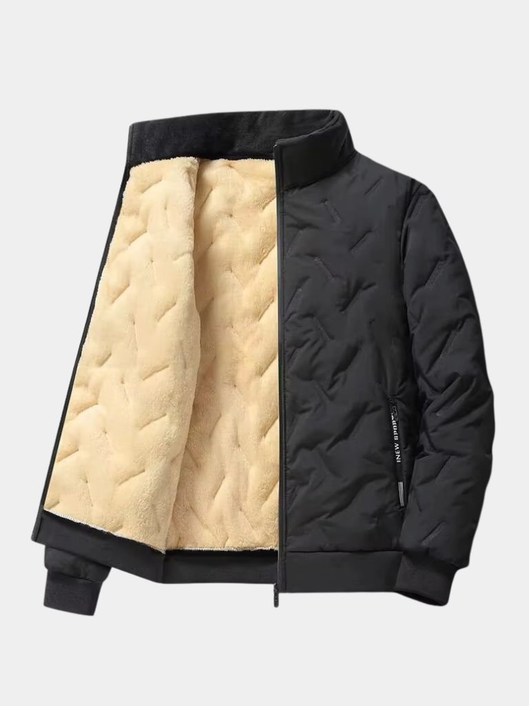Premium Classic Sherpa Winter Jacket — North Row | Front View