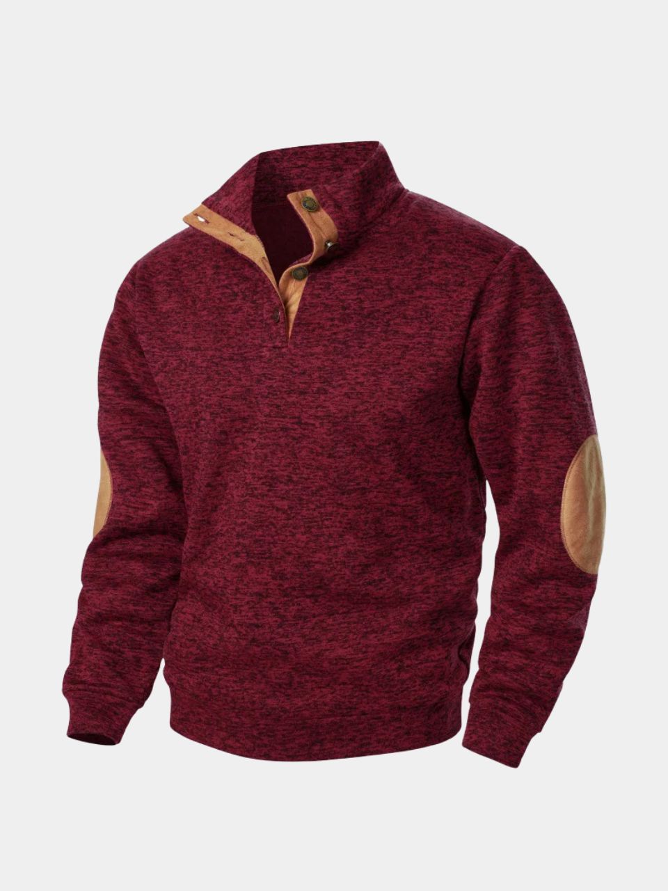 Lucien Heritage Elbow High Collar Pullover — North Row | Worn Look