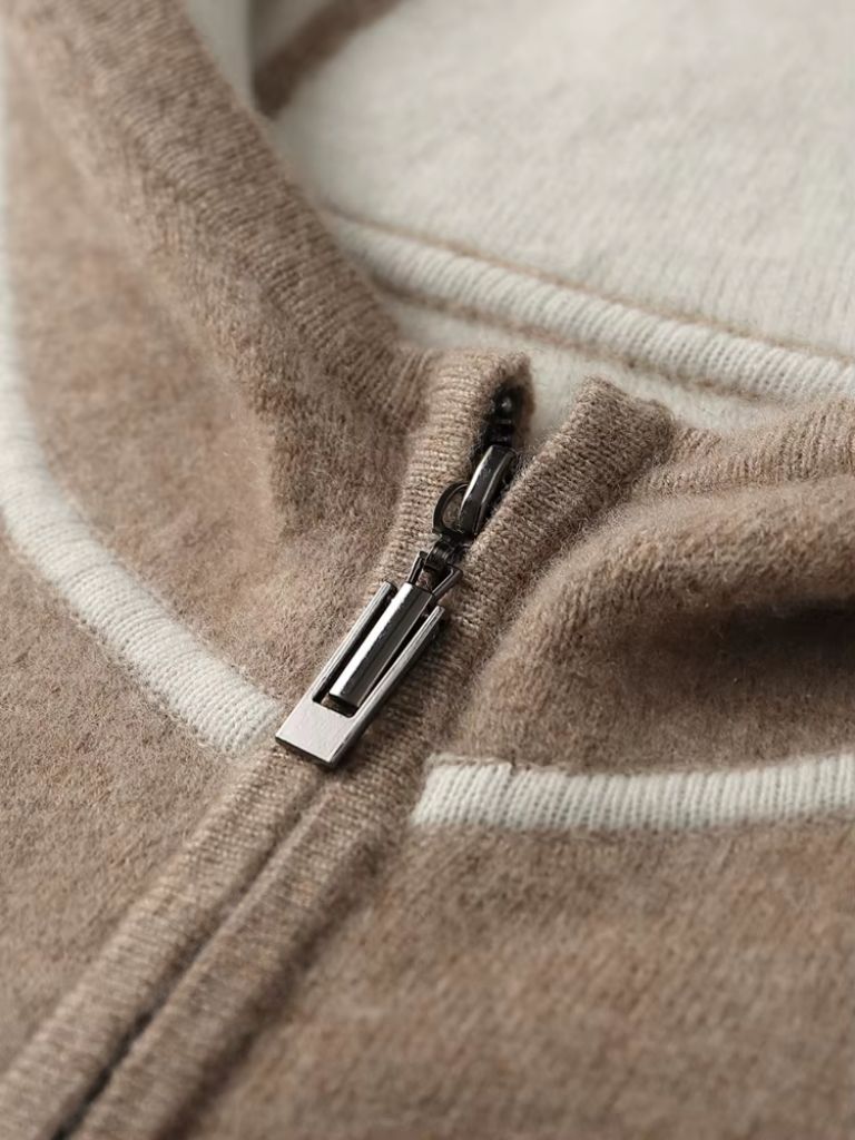 Belvoir Taupe Cashmere Set — North Row | Detail View